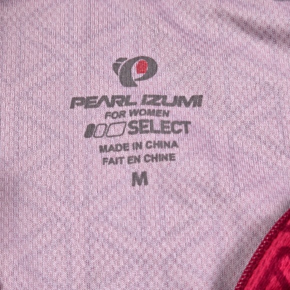 Pearl Izumi Women's Cycling Jersey Top Medium Red Geometric Print Sleeveless - Picture 4 of 6